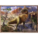 Puzzle 4w1 Ciekawe dinozaury Puzzle 4w1 Ciekawe dinozaury