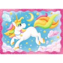 Puzzle 4w1 Jednorożce i magia Puzzle 4w1 Jednorożce i magia
