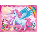 Puzzle 4w1 Jednorożce i magia Puzzle 4w1 Jednorożce i magia