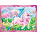 Puzzle 4w1 Jednorożce i magia Puzzle 4w1 Jednorożce i magia