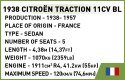 Klocki Citroen Traction 11CVBL Klocki Citroen Traction 11CVBL