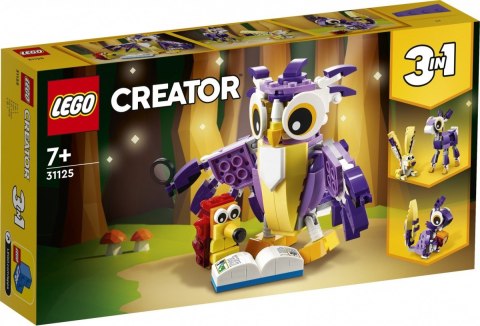 Klocki Creator 31125 Fantastyczne leśne stworzenia Klocki Creator 31125 Fantastyczne leśne stworzenia