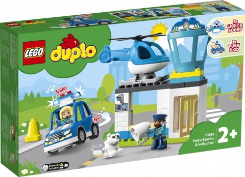 Klocki DUPLO 10959 Posterunek policji i helikopter Klocki DUPLO 10959 Posterunek policji i helikopter
