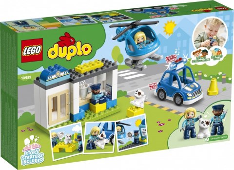 Klocki DUPLO 10959 Posterunek policji i helikopter Klocki DUPLO 10959 Posterunek policji i helikopter