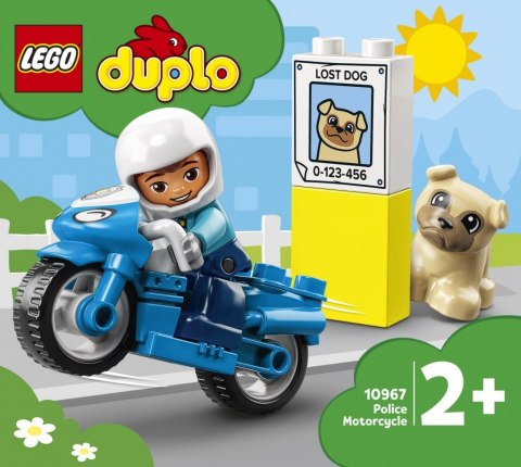 Klocki DUPLO 10967 Motocykl policyjny Klocki DUPLO 10967 Motocykl policyjny