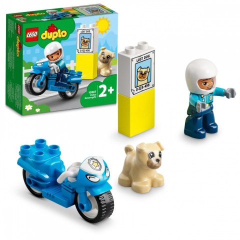 Klocki DUPLO 10967 Motocykl policyjny Klocki DUPLO 10967 Motocykl policyjny