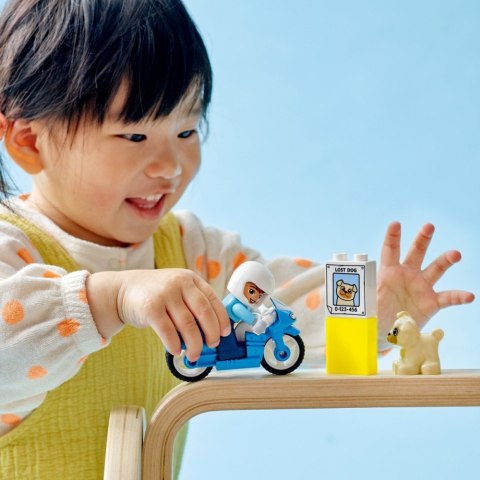 Klocki DUPLO 10967 Motocykl policyjny Klocki DUPLO 10967 Motocykl policyjny