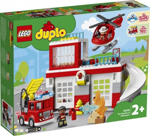 Klocki DUPLO 10970 Remiza strażacka i helikopter Klocki DUPLO 10970 Remiza strażacka i helikopter