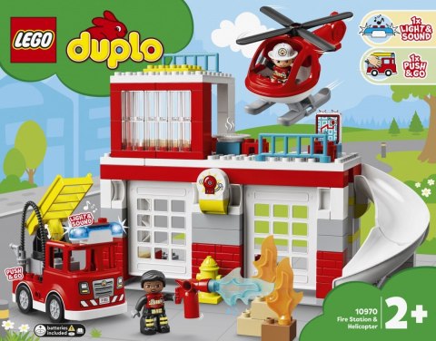 Klocki DUPLO 10970 Remiza strażacka i helikopter Klocki DUPLO 10970 Remiza strażacka i helikopter