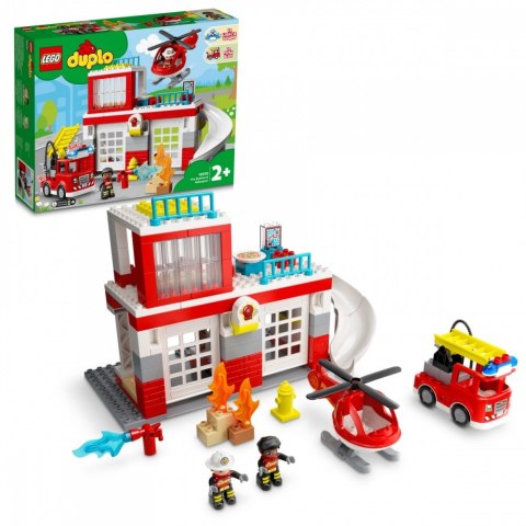 Klocki DUPLO 10970 Remiza strażacka i helikopter Klocki DUPLO 10970 Remiza strażacka i helikopter