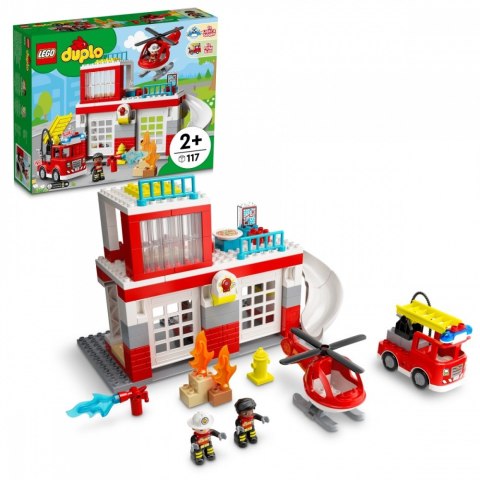 Klocki DUPLO 10970 Remiza strażacka i helikopter Klocki DUPLO 10970 Remiza strażacka i helikopter