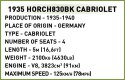 Klocki Horch830BK Cabriolet Klocki Horch830BK Cabriolet