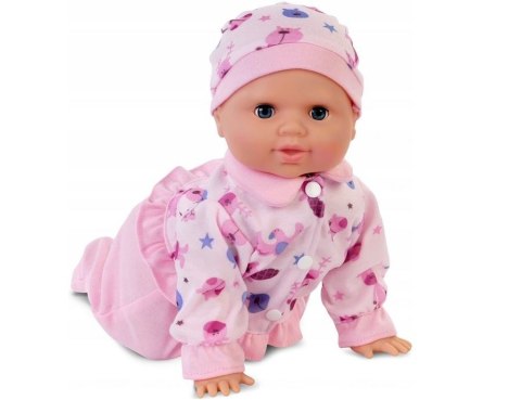 Lalka Natalia raczkująca 32 cm różowa Lalka Natalia raczkująca 32 cm różowa
