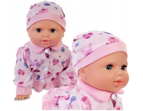 Lalka Natalia raczkująca 32 cm różowa Lalka Natalia raczkująca 32 cm różowa