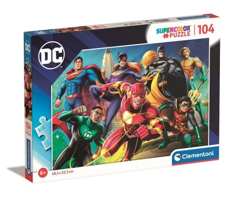 Puzzle 104 elementy Super Kolor DC Comics Puzzle 104 elementy Super Kolor DC Comics