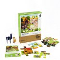 Puzzle 16 elementów Dzień w gospodarstwie Puzzle 16 elementów Dzień w gospodarstwie