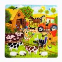 Puzzle 16 elementów Dzień w gospodarstwie Puzzle 16 elementów Dzień w gospodarstwie