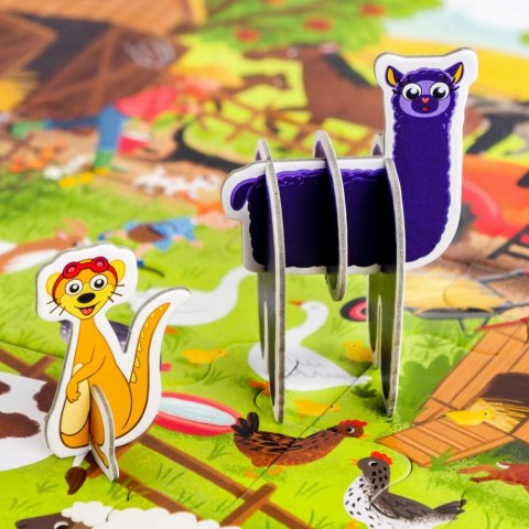 Puzzle 16 elementów Dzień w gospodarstwie Puzzle 16 elementów Dzień w gospodarstwie