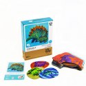 Puzzle dwuelementowe Dinozaury i ich dzieci Puzzle dwuelementowe Dinozaury i ich dzieci