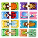 Puzzle dwuelementowe Zaprzyjaźnij się z owadami Puzzle dwuelementowe Zaprzyjaźnij się z owadami