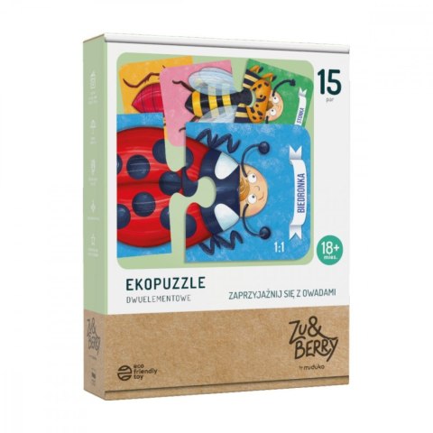 Puzzle dwuelementowe Zaprzyjaźnij się z owadami Puzzle dwuelementowe Zaprzyjaźnij się z owadami