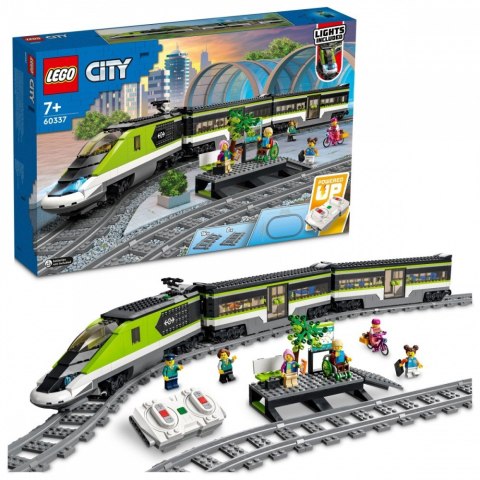 Klocki City 60337 Ekspresowy pociąg pasażerski Klocki City 60337 Ekspresowy pociąg pasażerski