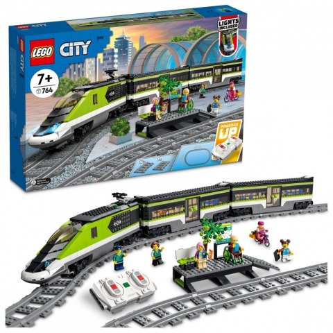 Klocki City 60337 Ekspresowy pociąg pasażerski Klocki City 60337 Ekspresowy pociąg pasażerski