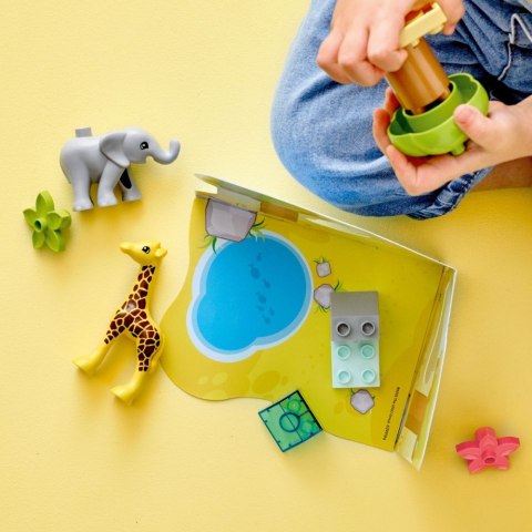 Klocki DUPLO 10971 Dzikie zwierzęta Afryki Klocki DUPLO 10971 Dzikie zwierzęta Afryki