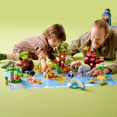 Klocki DUPLO 10975 Dzikie zwierzęta świata Klocki DUPLO 10975 Dzikie zwierzęta świata