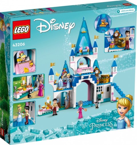 Klocki Disney Princess 43206 Zamek Kopciuszka i księcia z bajki Klocki Disney Princess 43206 Zamek Kopciuszka i księcia z bajki