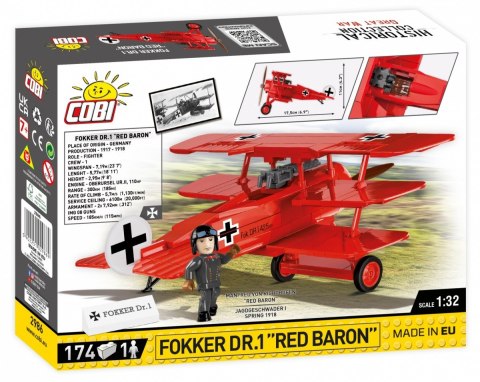Klocki Fokker Dr.1 Red Baron Klocki Fokker Dr.1 Red Baron