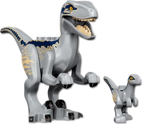Klocki Jurassic World 76946 Schwytanie welociraptorów Blue i Bety Klocki Jurassic World 76946 Schwytanie welociraptorów Blue i Bety