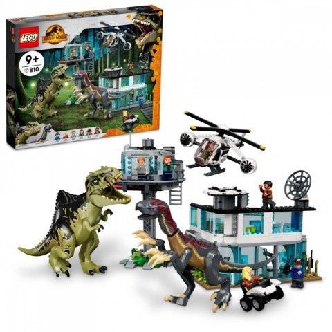Klocki Jurassic World 76949 Atak giganotozaura i terizinozaura Klocki Jurassic World 76949 Atak giganotozaura i terizinozaura