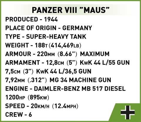 Klocki Panzer VIII Maus Klocki Panzer VIII Maus