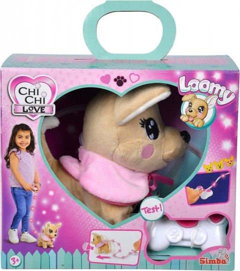 Maskotka interaktywna ChiChi Love Loomy sterowany na świecący kabel Maskotka interaktywna ChiChi Love Loomy sterowany na świecący kabel
