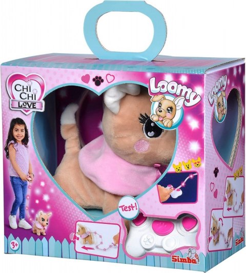 Maskotka interaktywna ChiChi Love Loomy sterowany na świecący kabel Maskotka interaktywna ChiChi Love Loomy sterowany na świecący kabel