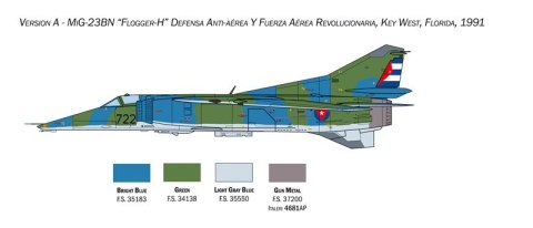 Model plastikowy MiG-27/MiG-23BN Flogger 1/48 Model plastikowy MiG-27/MiG-23BN Flogger 1/48