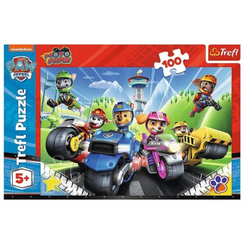 Puzzle 100 elementów Psi Patrol na motorach Puzzle 100 elementów Psi Patrol na motorach