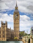 Puzzle 1500 elementów Zabawny kot na zegarze Big Ben Puzzle 1500 elementów Zabawny kot na zegarze Big Ben