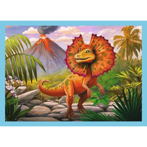 Puzzle 4w1 Wyjątkowe dinozaury Puzzle 4w1 Wyjątkowe dinozaury