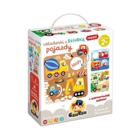 Układanki z dziurką - Pojazdy Układanki z dziurką - Pojazdy