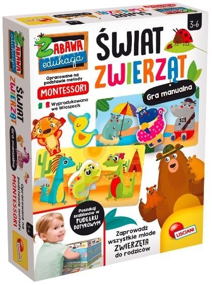 Gra Montessori Świat zwierząt Gra Montessori Świat zwierząt