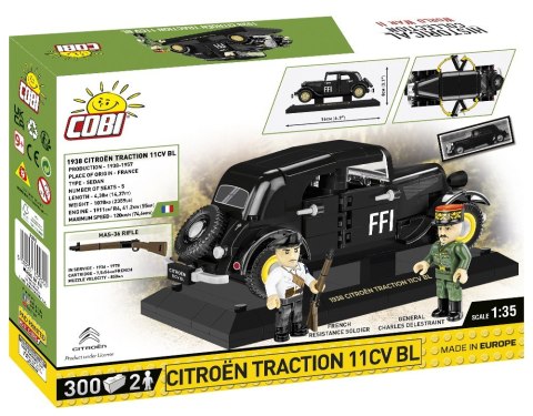 Klocki Historical Collection Citroen Traction 11CVBL Executive Edition Klocki Historical Collection Citroen Traction 11CVBL Executive Edition