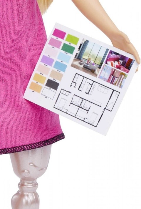 Lalka Barbie Kariera Projektantka wnętrz HCN12 Lalka Barbie Kariera Projektantka wnętrz HCN12