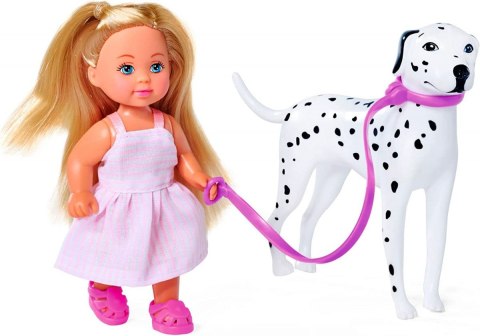 Lalki Steffi Love Steffi i Evi na spacerze z psem Lalki Steffi Love Steffi i Evi na spacerze z psem