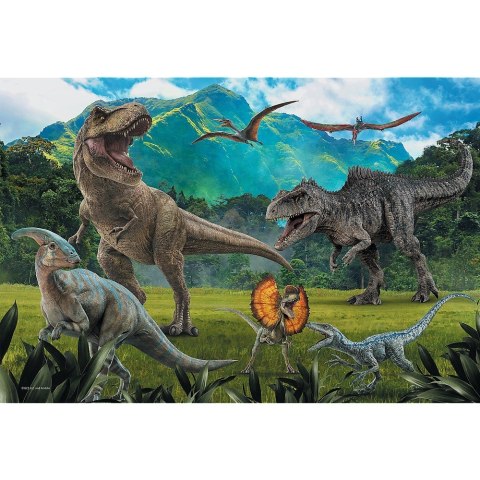 Puzzle 100 elementów Dinozaury Park Jurajski Puzzle 100 elementów Dinozaury Park Jurajski