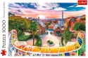 Puzzle 1000 elementów Zachód słońca nad Barceloną Puzzle 1000 elementów Zachód słońca nad Barceloną