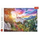 Puzzle 500 elementów Widok na zamek Neuschwanstein Niemcy Puzzle 500 elementów Widok na zamek Neuschwanstein Niemcy