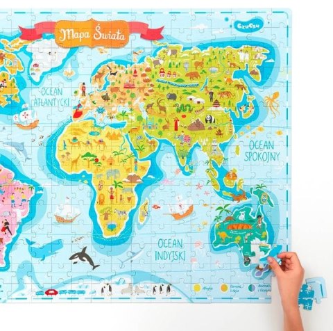 Puzzle Mapa świata 300 elementów Puzzle Mapa świata 300 elementów