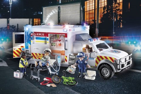 Zestaw figurek City Action 70936 Ambulans pogotowia ratunkowego: US Ambulance Zestaw figurek City Action 70936 Ambulans pogotowia ratunkowego: US Ambulance